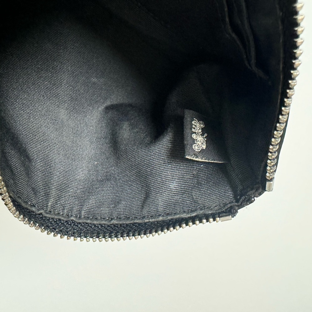 Coach Black Coin Wallet - Picture 7 of 9